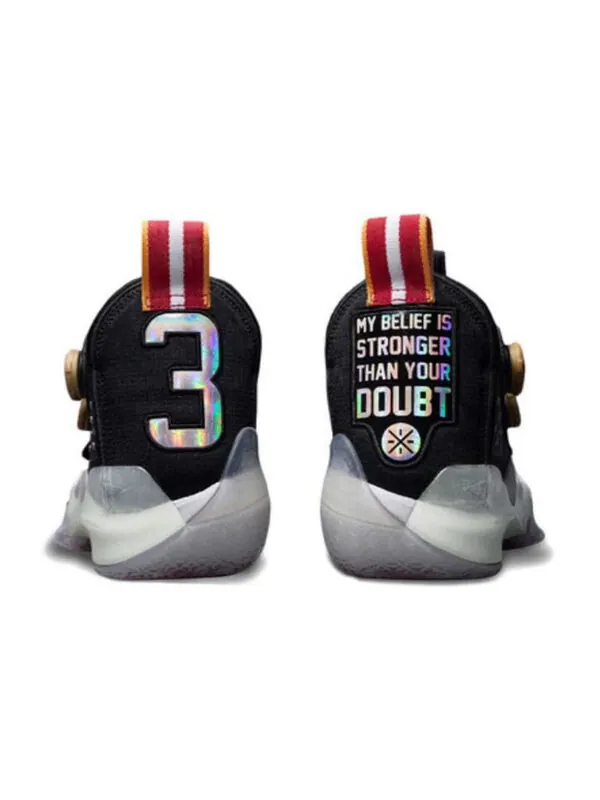 Кроссовки way of wade 8 бесконечность Li-Ning — изображение 3 из 4, черный/серый/золотистый
