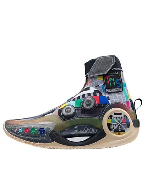 Кроссовки way of wade 9 бесконечность Li-Ning — изображение 1 из 4, черный/мульти-/бежевый