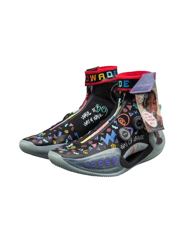 Кроссовки way of wade 9 бесконечность Li-Ning — изображение 2 из 4, черный/мульти