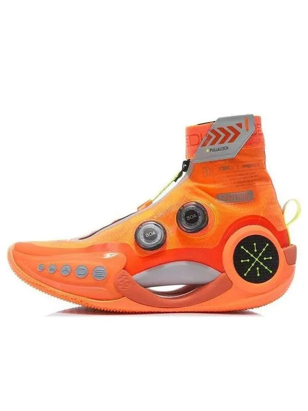Кроссовки way of wade 9 бесконечность Li-Ning — изображение 1 из 4, оранжевый/черный