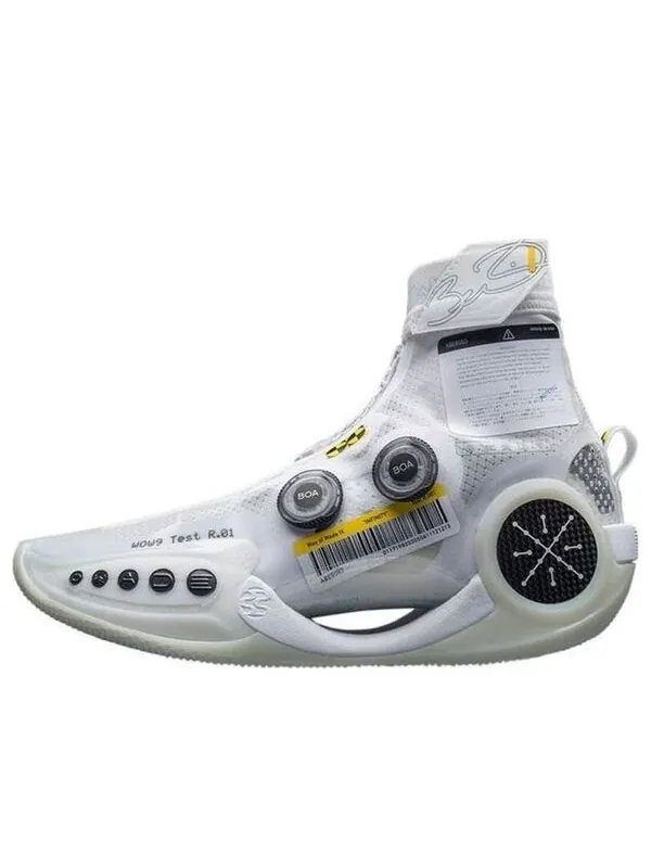 Кроссовки way of wade 9 бесконечность Li-Ning — изображение 1 из 4, белый/черный/желтый