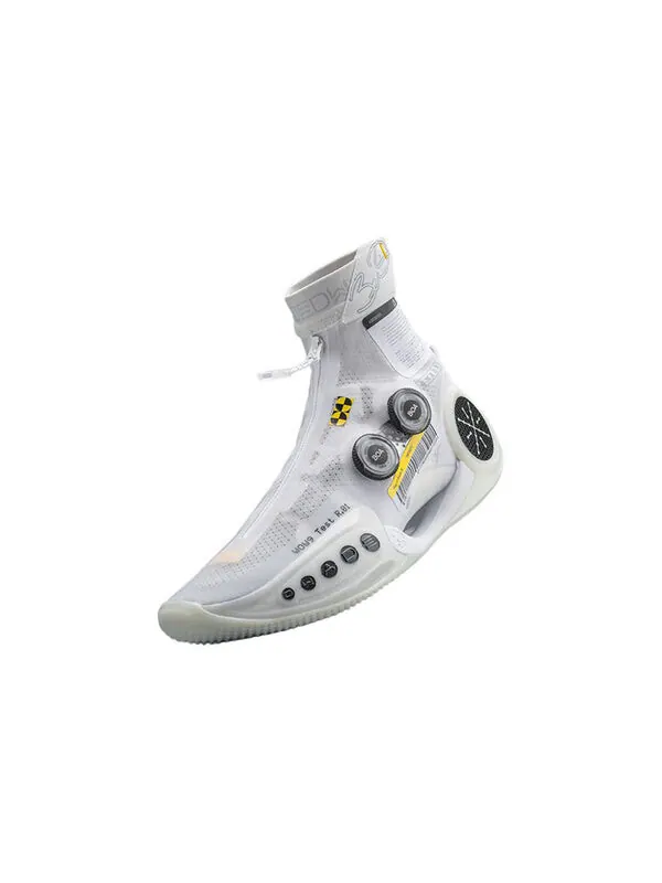 Кроссовки way of wade 9 бесконечность Li-Ning — изображение 3 из 4, белый/черный/желтый