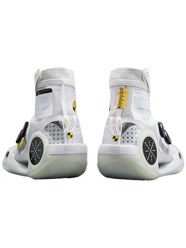 Кроссовки way of wade 9 бесконечность Li-Ning — изображение 4 из 4, белый/черный/желтый