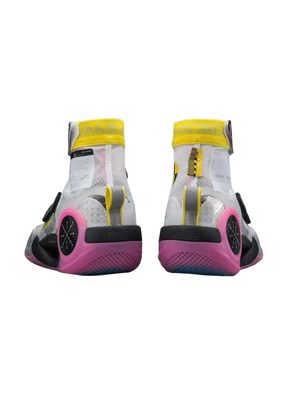 Кроссовки way of wade 9 бесконечность Li-Ning — изображение 4 из 4, белый/желтый