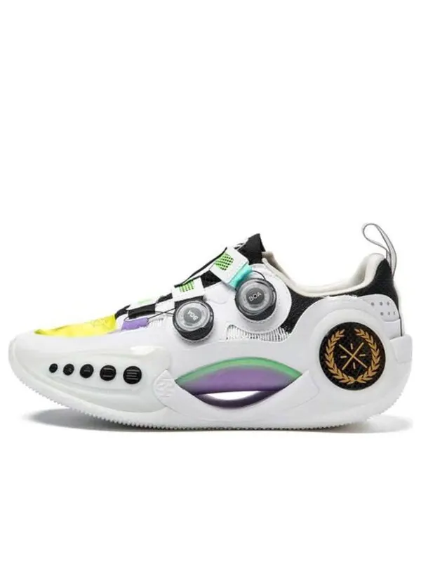 Кроссовки way of wade 9 Li-Ning — изображение 1 из 4, белый/желтый/зеленый