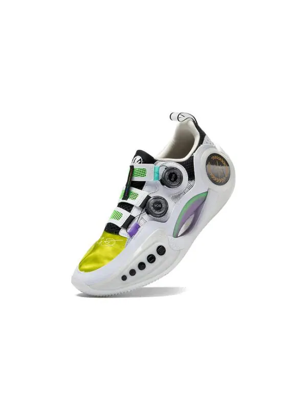 Кроссовки way of wade 9 Li-Ning — изображение 3 из 4, белый/желтый/зеленый
