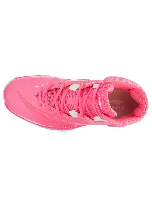 Кроссовки суперлегкие 13 высота Li-Ning — изображение 4 из 4, розовый/белый