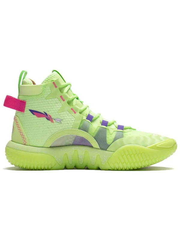 Кроссовки badfive 2 высокие Li-Ning — изображение 2 из 4, зеленый