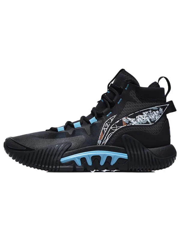 Кроссовки badfive 2 высокие Li-Ning — изображение 2 из 4, черный/синий
