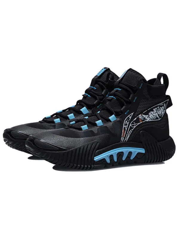 Кроссовки badfive 2 высокие Li-Ning — изображение 4 из 4, черный/синий