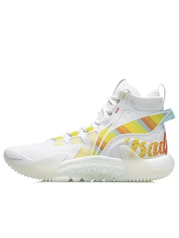 Кроссовки badfive 2 высокие Li-Ning — изображение 1 из 4, белый/желтый