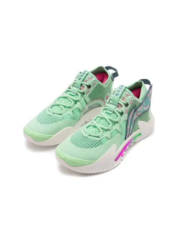 Кроссовки badfive 2 низкие Li-Ning — изображение 4 из 4, зеленый/белый