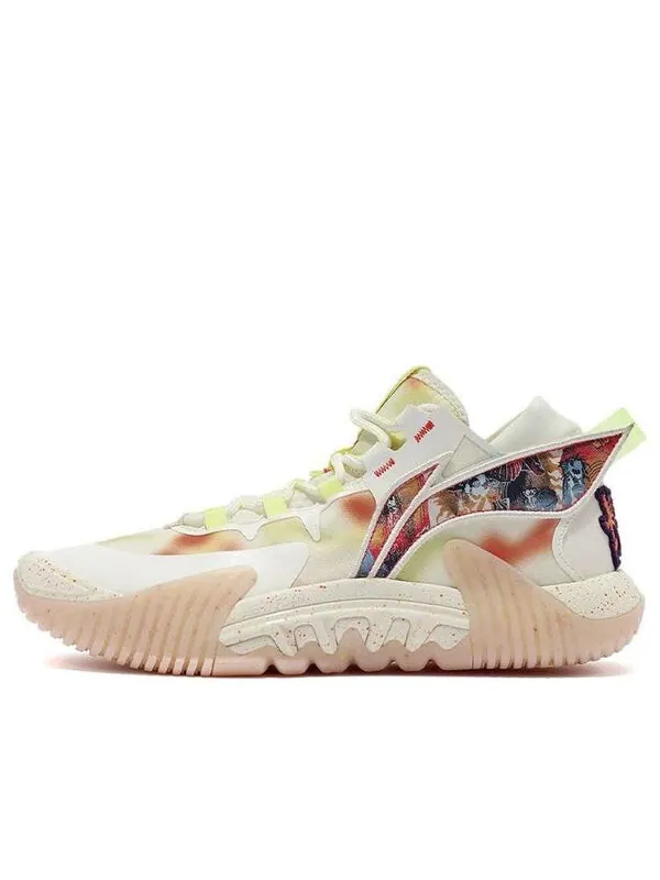 Кроссовки badfive 2 низкие Li-Ning — изображение 1 из 4, белый/желтый