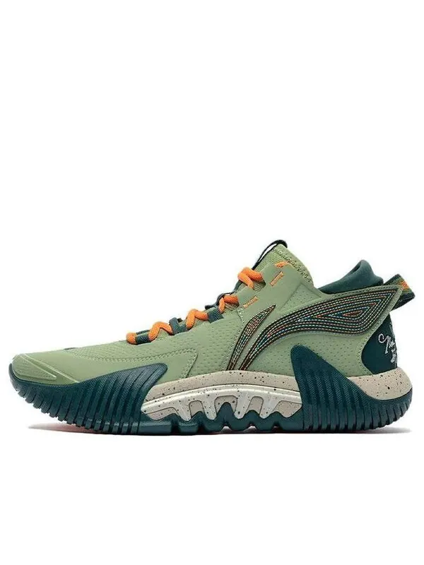 Кроссовки 2 с низкой амортизацией, низкие, Li-Ning — изображение 1 из 4, зеленый/темный зеленый