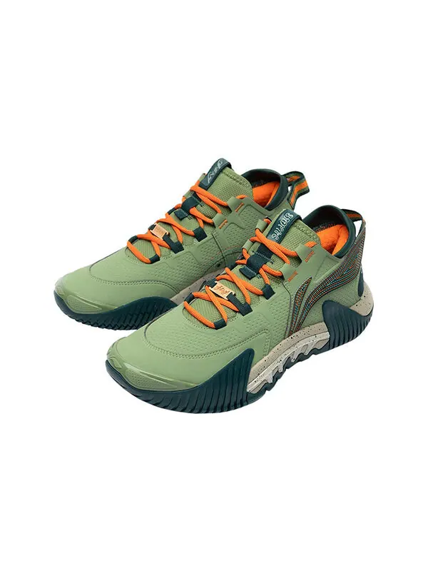 Кроссовки 2 с низкой амортизацией, низкие, Li-Ning — изображение 3 из 4, зеленый/темный зеленый