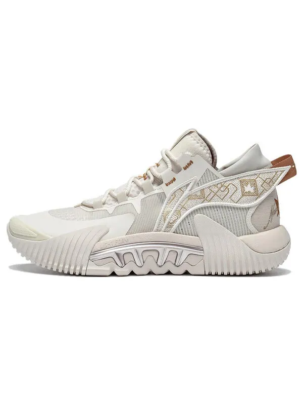 Кроссовки badfive 2 низкие Li-Ning — изображение 2 из 4, белый/бежевый