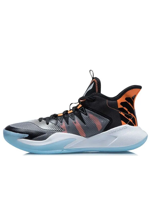 Кроссовки шторм 1 средний Li-Ning — изображение 1 из 4, черный/белый/оранжевый
