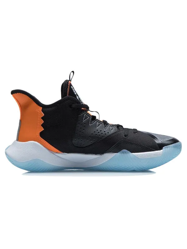 Кроссовки шторм 1 средний Li-Ning — изображение 2 из 4, черный/белый/оранжевый