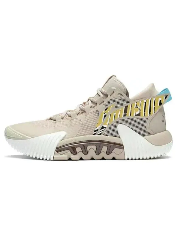 Кроссовки badfive 2 низкие Li-Ning — изображение 2 из 2, белый/коричневый/серый