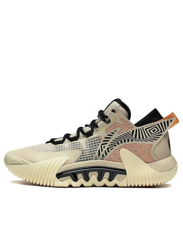 Кроссовки badfive 2 низкие Li-Ning — изображение 1 из 4, хаки/черный/оранжевый