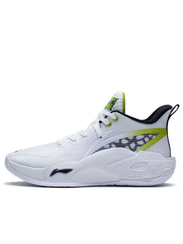 Кроссовки badfive storm 2022 mid Li-Ning — изображение 1 из 4, белый/зеленый