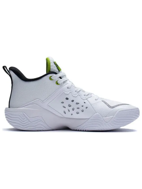 Кроссовки badfive storm 2022 mid Li-Ning — изображение 2 из 4, белый/зеленый