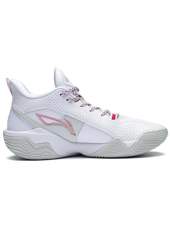 Кроссовки badfive v2 mid Li-Ning — изображение 3 из 4, белый/фиолетовый