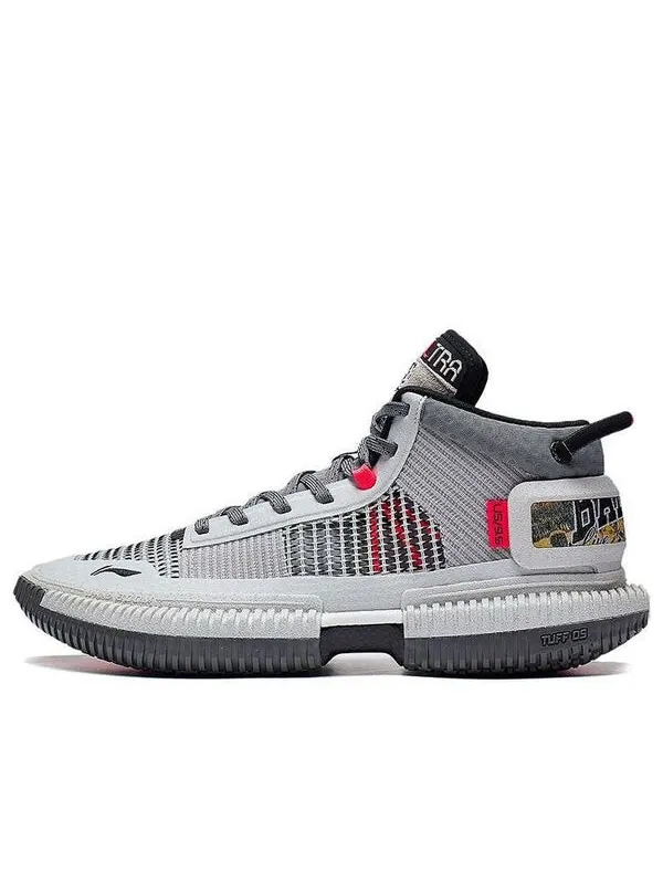 Кроссовки badfive 3 ultra mid Li-Ning — изображение 1 из 4, серый/красный