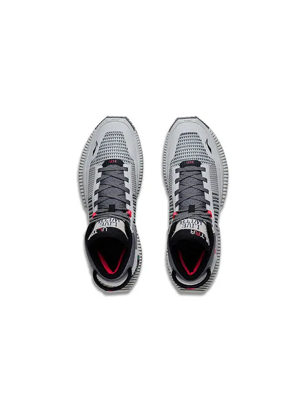 Кроссовки badfive 3 ultra mid Li-Ning — изображение 4 из 4, серый/красный