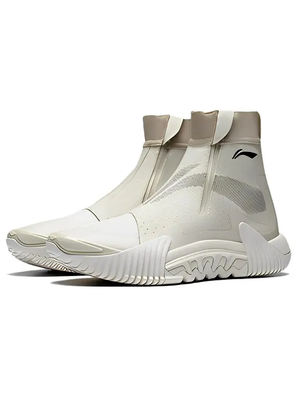 Кроссовки badfive 2 wntr высокие Li-Ning — изображение 3 из 4, белый/бежевый