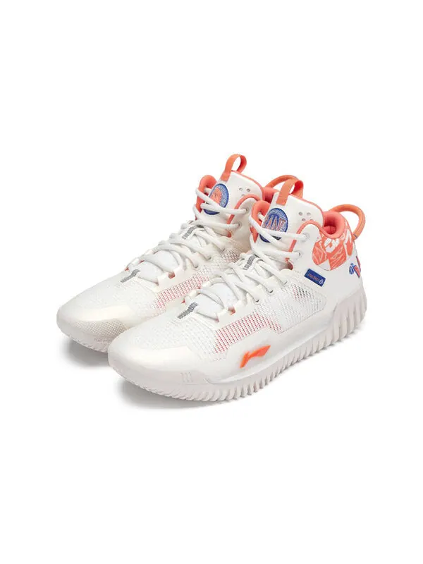 Кроссовки badfive 3 низкие Li-Ning — изображение 3 из 4, белый/оранжевый