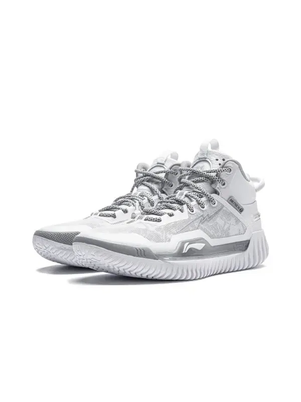 Кроссовки x aape badfive 3 Li-Ning — изображение 3 из 3, белый/серый