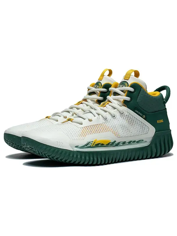 Кроссовки badfive 3 низкие Li-Ning — изображение 3 из 4, белый/зеленый/желтый