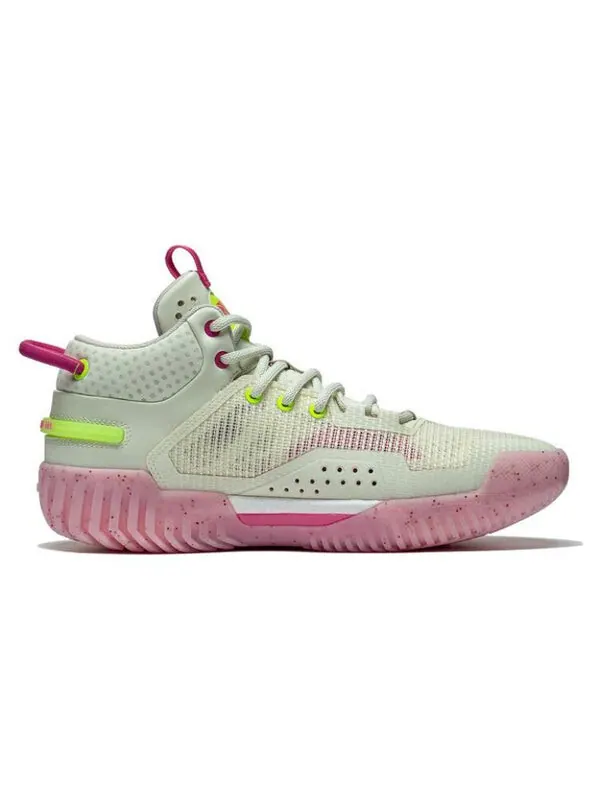 Кроссовки badfive 3 Li-Ning — изображение 2 из 4, белый/розовый/желтый