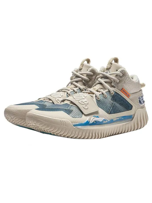 Кроссовки badfive 3 Li-Ning — изображение 3 из 4, серый/бежевый/синий