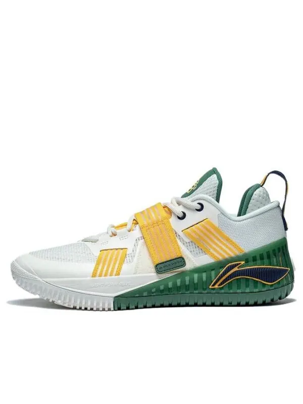 Кроссовки badfive furious 1 Li-Ning — изображение 1 из 4, белый/желтый/зеленый