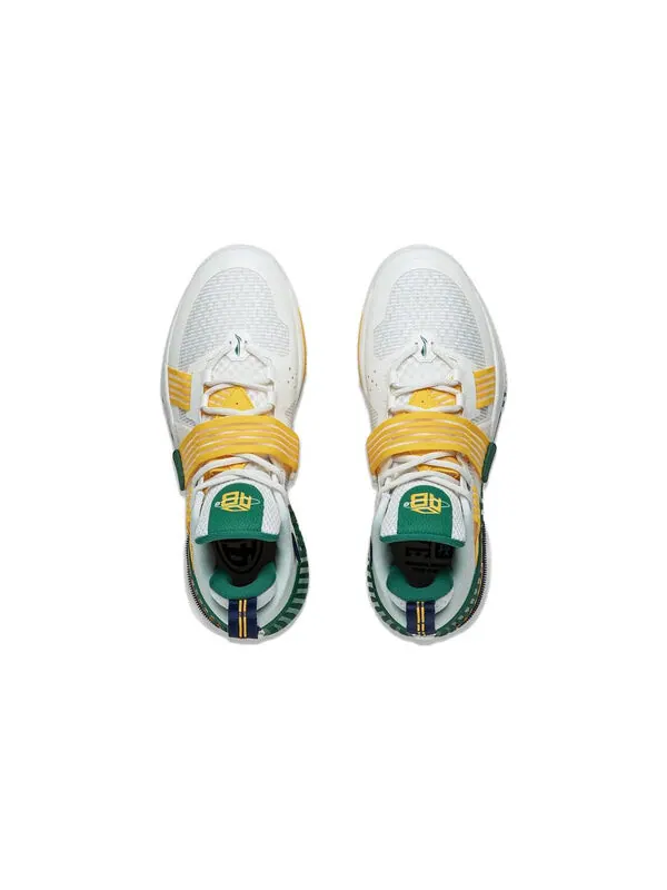 Кроссовки badfive furious 1 Li-Ning — изображение 4 из 4, белый/желтый/зеленый
