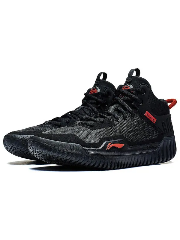 Кроссовки badfive 3 Li-Ning — изображение 3 из 4, черный/красный