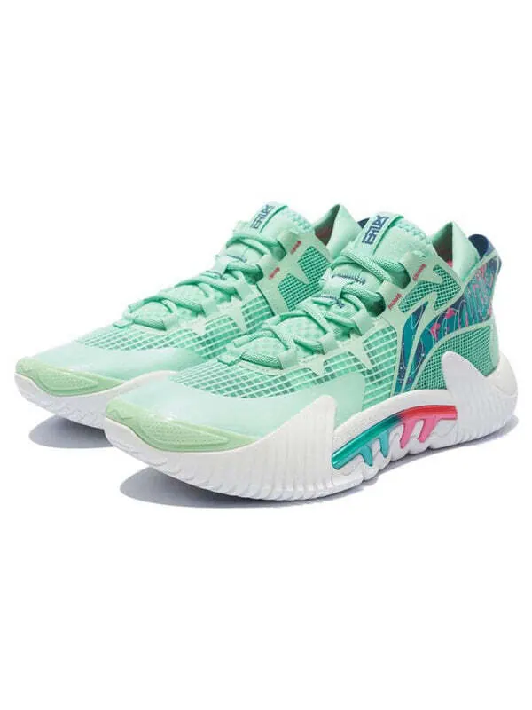 Кроссовки badfive 2 низкие Li-Ning — изображение 3 из 4, зеленый/белый