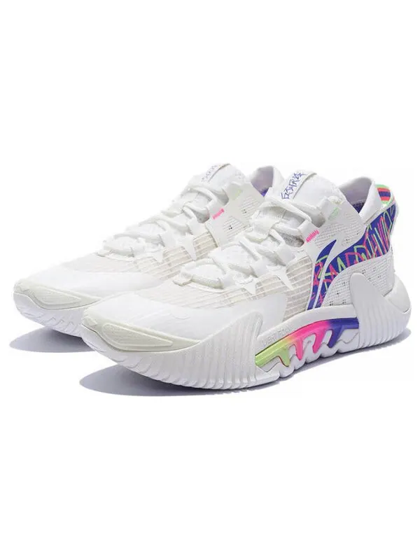 Кроссовки badfive 2 низкие Li-Ning — изображение 3 из 4, белый/синий/розовый