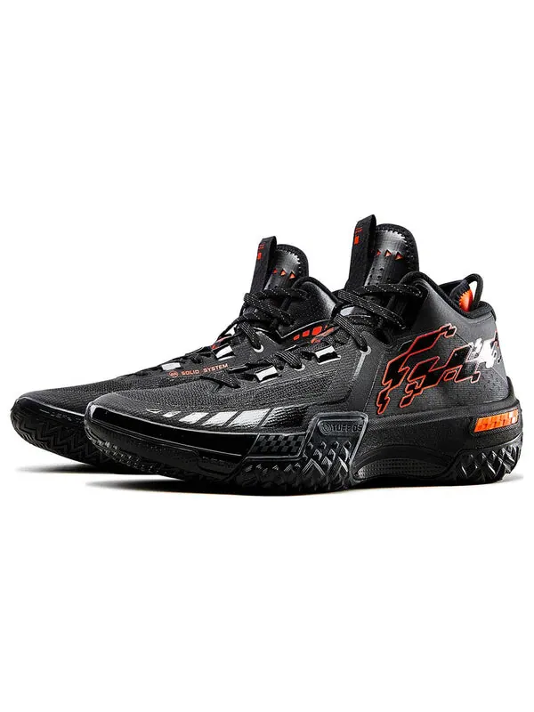 Кроссовки цзе ао Li-Ning — изображение 3 из 4, черный/оранжевый