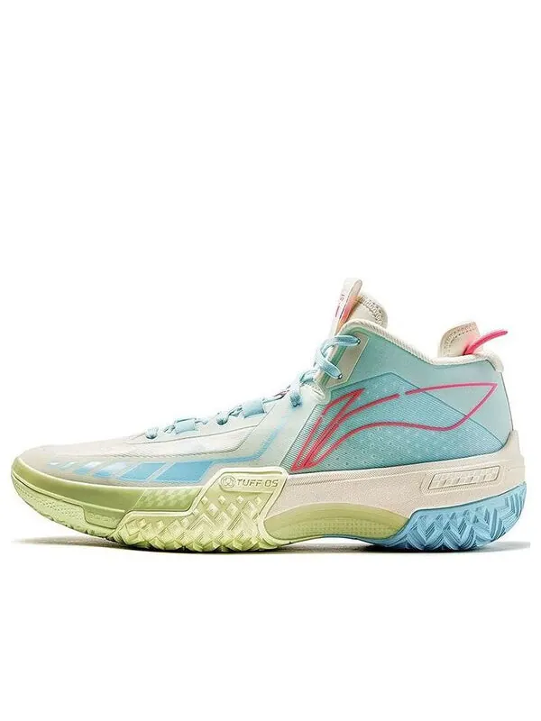 Кроссовки цзе ао Li-Ning — изображение 1 из 4, синий/зеленый/бежевый