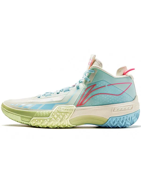 Кроссовки цзе ао Li-Ning — изображение 2 из 4, синий/зеленый/бежевый