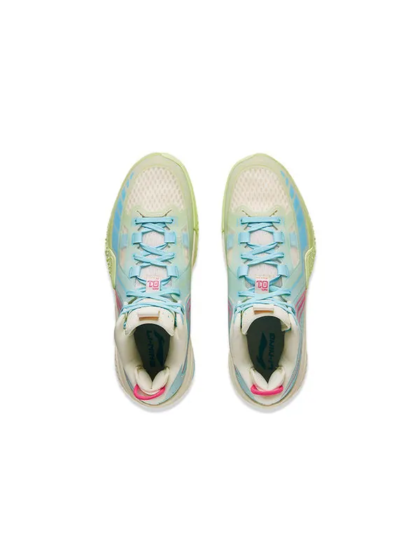Кроссовки цзе ао Li-Ning — изображение 4 из 4, синий/зеленый/бежевый