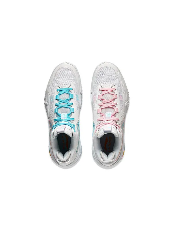 Кроссовки цзе ао Li-Ning — изображение 4 из 4, белый/синий/розовый