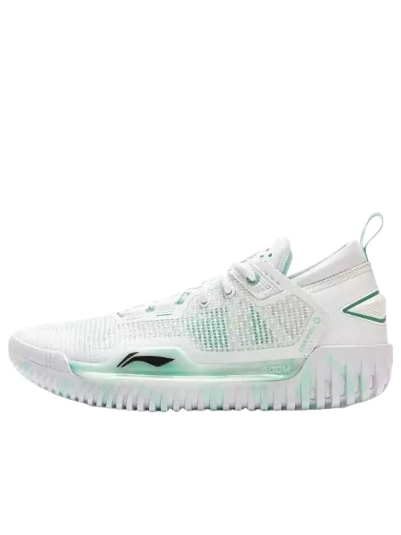 Li-Ning BadFive 3 Low 'White Green' — изображение 1 из 5, белый/зеленый