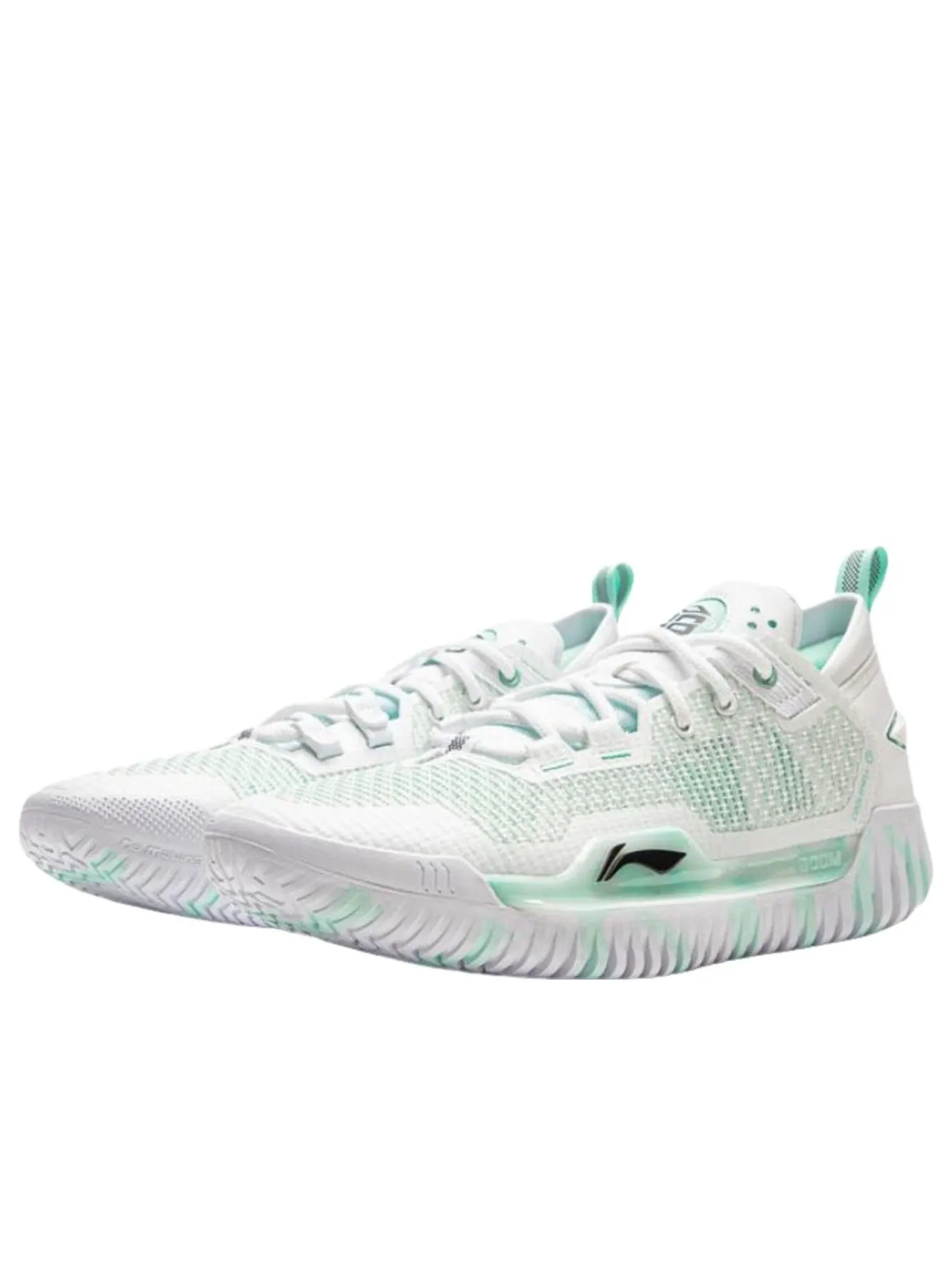 Li-Ning BadFive 3 Low 'White Green' — изображение 2 из 5, белый/зеленый