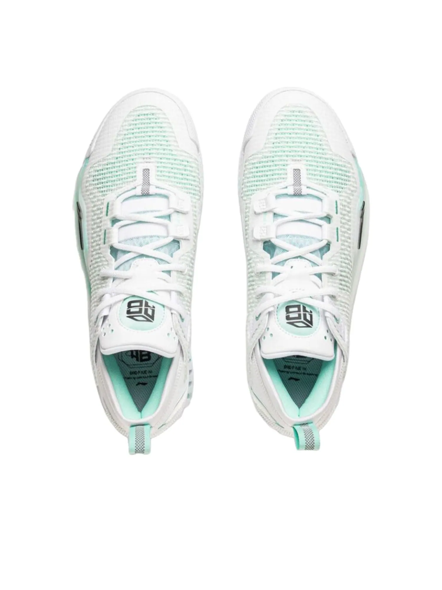 Li-Ning BadFive 3 Low 'White Green' — изображение 3 из 5, белый/зеленый