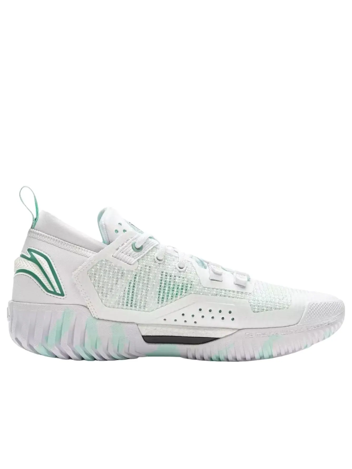 Li-Ning BadFive 3 Low 'White Green' — изображение 5 из 5, белый/зеленый