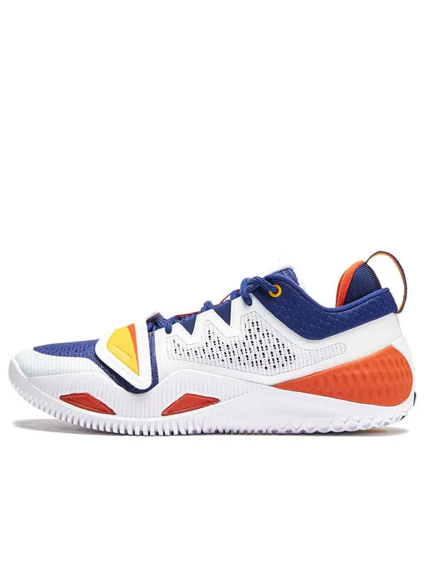 Кроссовки badfive furious 2 Li-Ning — изображение 1 из 4, белый/синий/оранжевый